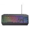 Trust GXT 836 Evocx Πληκτρολόγιο Gaming USB AZERTY Βελγικό Μαύρο