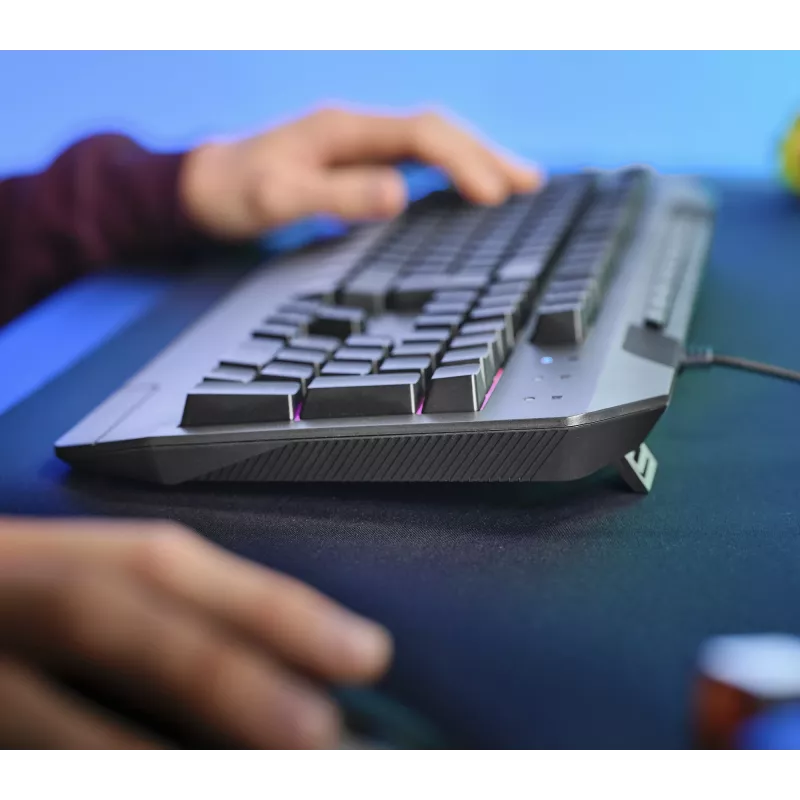 Trust GXT 836 Evocx Πληκτρολόγιο Gaming USB AZERTY Βελγικό Μαύρο