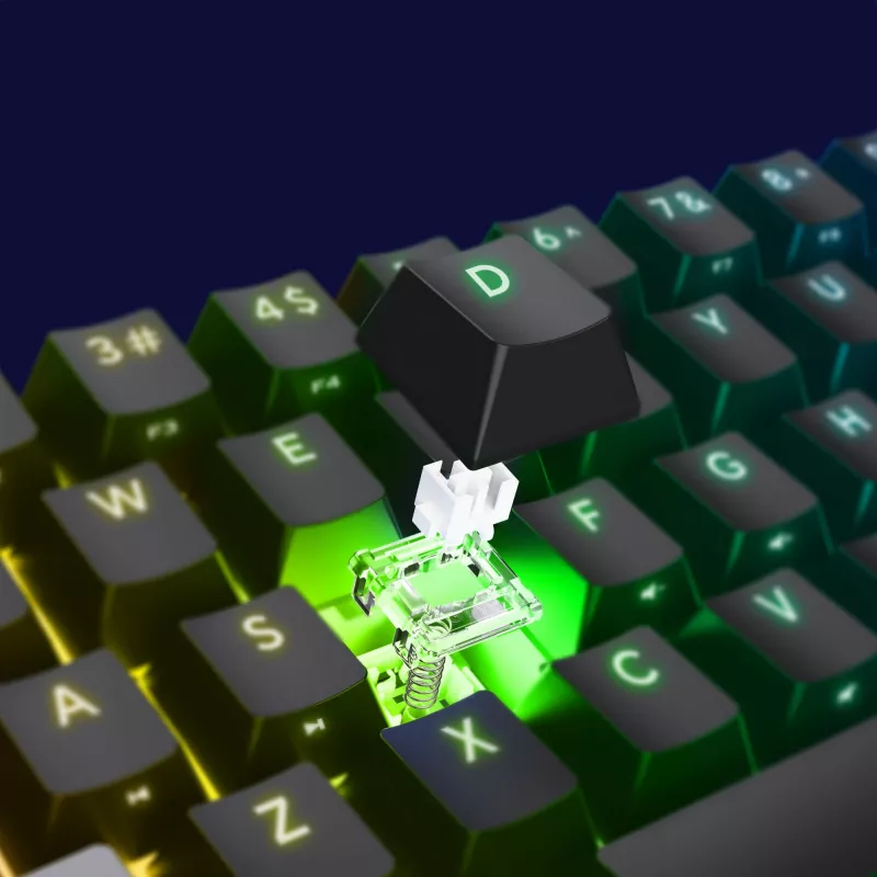 Trust GXT 867 Acira Πληκτρολόγιο Gaming USB AZERTY Βελγικό Μαύρο, Γκρι
