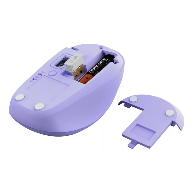Trust Yvi+ Ποντίκι Universal Αμφίχειρο RF Wireless + Bluetooth Οπτικό 1600 DPI