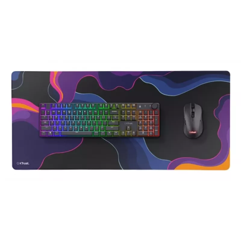 Trust GXT 759 XXL Gaming Mousepad Μαύρο, Μπλε, Ροζ, Βιολετί