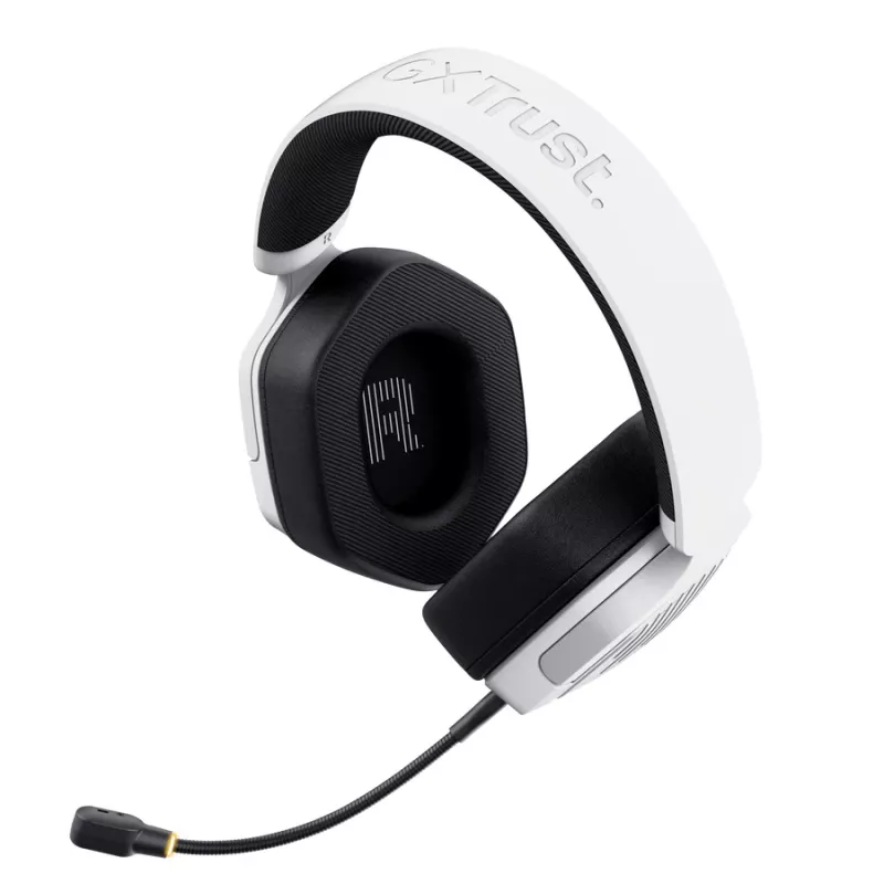 Trust GXT 493PS Carus Headset ενσύρματο & ασύρματο με κεφαλόδεσμο Gaming Bluetooth Λευκό