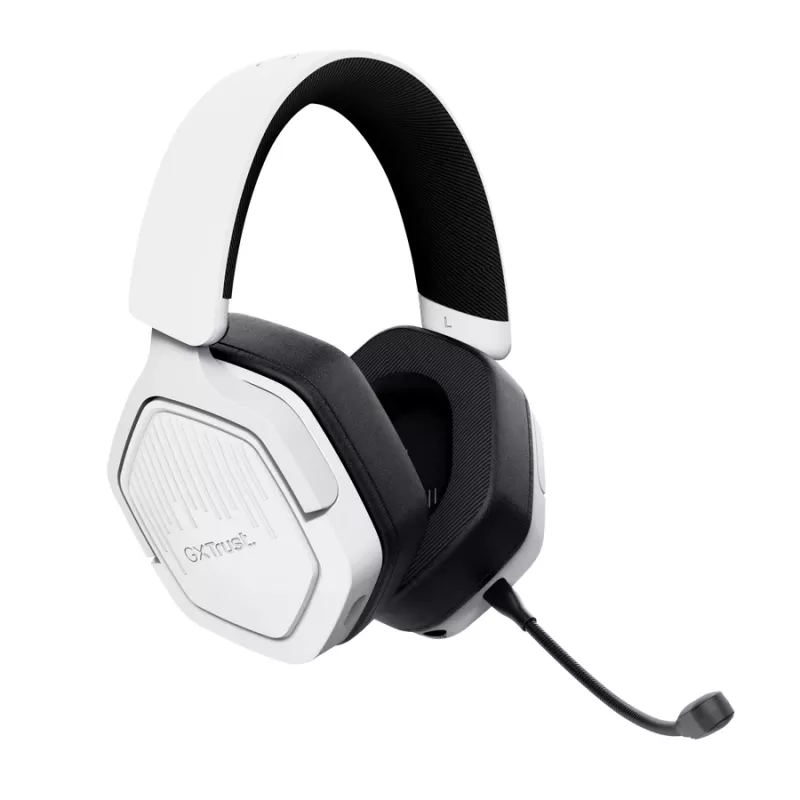 Trust GXT 493PS Carus Headset ενσύρματο & ασύρματο με κεφαλόδεσμο Gaming Bluetooth Λευκό