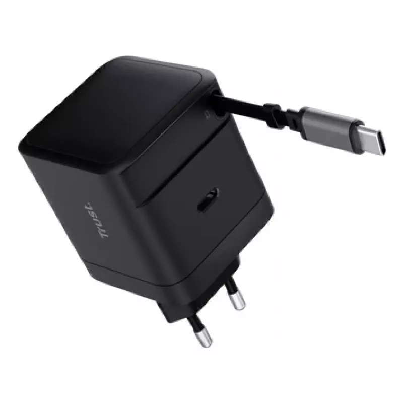 TRUST Φορτιστής Maxo 65W USB-C με 67 cm περιστρεφόμενο καλώδιο