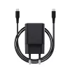 Φορτιστής TRUST Maxo Ultra-μικρό 65W GaN USB-C Μαύρο με καλώδιο 2m