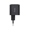 Φορτιστής TRUST Maxo Ultra-μικρό 65W GaN USB-C Μαύρο με καλώδιο 2m