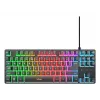 Trust GXT 833 Thado TKL Πληκτρολόγιο Gaming USB AZERTY Βελγικό Μαύρο