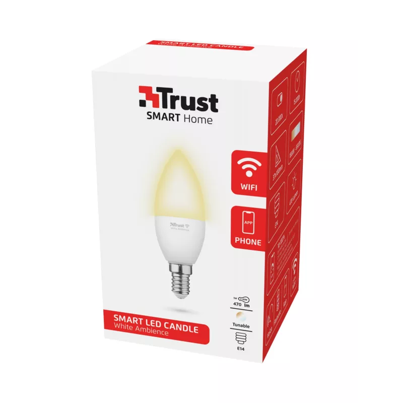 Trust 71284 Smart Lighting Έξυπνος λαμπτήρας Wi-Fi