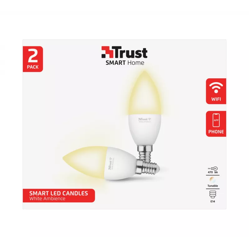 Trust 71297 Smart Lighting Έξυπνος λαμπτήρας Wi-Fi