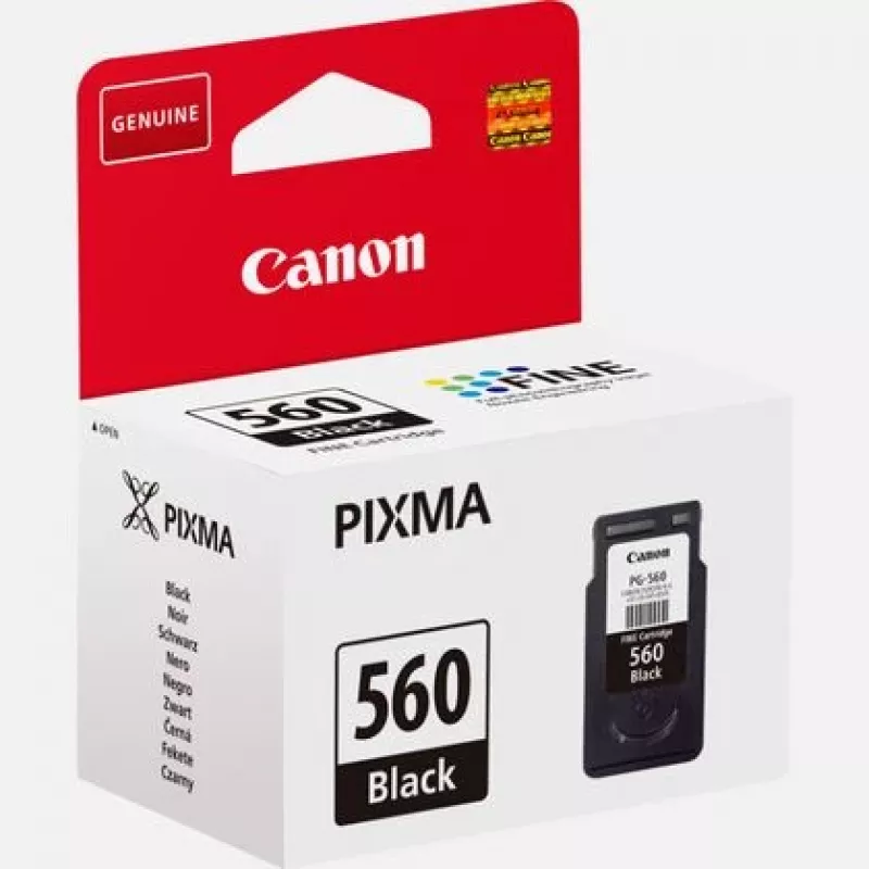 Canon PG-560 μελανοδοχείο 1 τεμ. γνήσιο τυπικής απόδοσης μαύρο