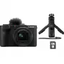 Συμπαγής φωτογραφική μηχανή Canon PowerShot V1 Premium Vlogger Kit — 22,3 MP, 1/4 ίντσες CMOS, 4K UHD, 3,1x οπτικό zoom, 3 ίντσες οθόνη αφής, μαύρο