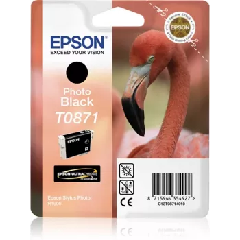 Epson Flamingo ατομική συσκευασία Photo Μαύρο T0871 Ultra Gloss Hochglanz 2