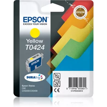Epson Files ατομική συσκευασία Κίτρινο T0424, Κίτρινο, μελάνι με χρωστική, 16 ml, 1 τεμ.