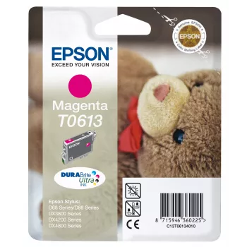 Epson Teddybear ατομική συσκευασία Magenta T0613 DURABrite Ultra μελάνι