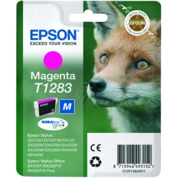 Epson Fox μεμονωμένη συσκευασία ματζέντα T1283 DURABrite Ultra μελάνη