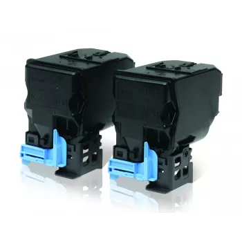 Epson διπλή συσκευασία τόνερ μαύρο 6kx2, 6000 σελίδες, μαύρο, 1 τεμ.
