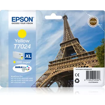 Epson Eiffel Tower δοχείο μελάνης XL κίτρινο 2k, υψηλή (XL) απόδοση, κίτρινο, μελάνη με χρωστική, 21,3 ml, 1 τεμ.