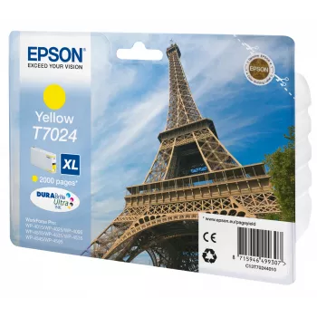 Epson Eiffel Tower δοχείο μελάνης XL κίτρινο 2k, υψηλή (XL) απόδοση, κίτρινο, μελάνη με χρωστική, 21,3 ml, 1 τεμ.