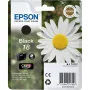 Epson Daisy μεμονωμένη συσκευασία μαύρο 18 Claria Home Ink, standard απόδοση, φωτογραφικό μαύρο, μελάνη βαφής, 1 τεμ.