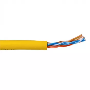 Καλώδιο patch ACT CAT5E U/UTP λεπτόκλωνο κίτρινο 305m