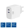 ACT φορτιστής USB-C 65W 2 θυρών με Power Delivery PPS και GaNFast