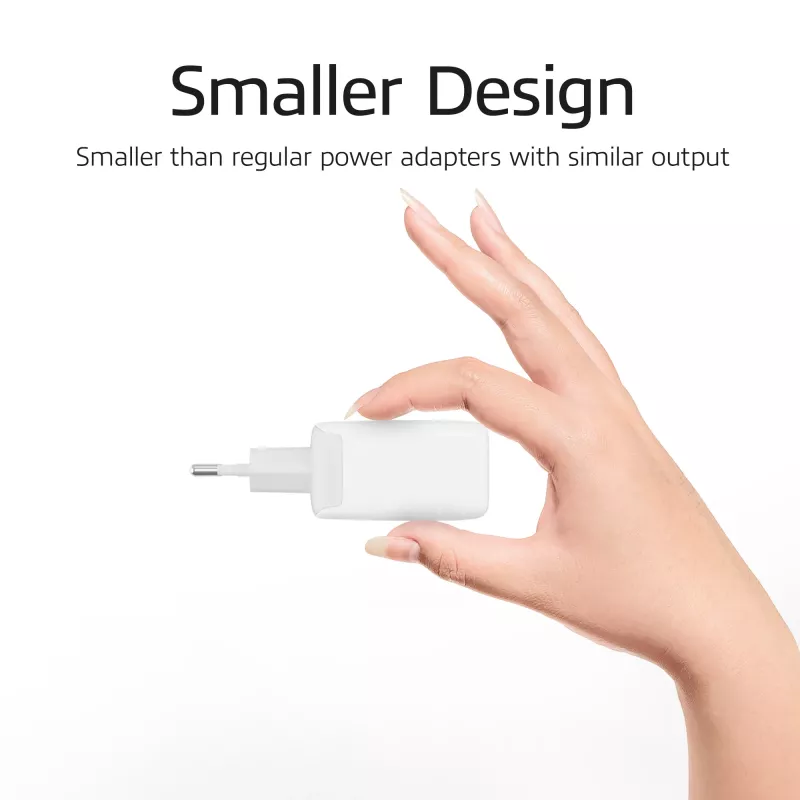 ACT φορτιστής USB-C 65W 2 θυρών με Power Delivery PPS και GaNFast