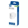 ACT φορτιστής USB-C 65W 2 θυρών με Power Delivery PPS και GaNFast