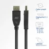 ACT AK4083 καλώδιο DisplayPort 3 m μαύρο