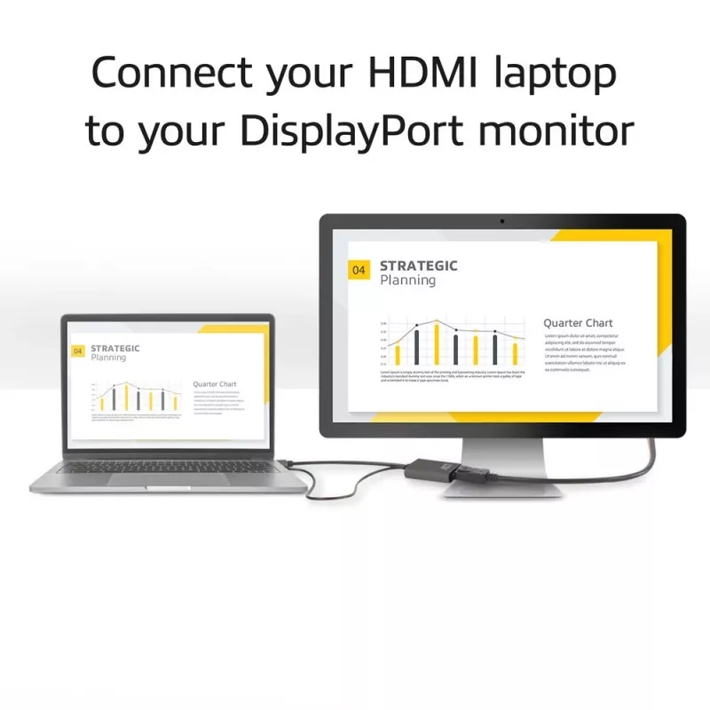 ACT AC7536 προσαρμογέας καλωδίου βίντεο 0,24 m HDMI + USB DisplayPort μαύρο