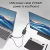 ACT AC7536 προσαρμογέας καλωδίου βίντεο 0,24 m HDMI + USB DisplayPort μαύρο