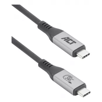 ACT καλώδιο USB4 80Gbps Thunderbolt 5 240W USB Type-C, πιστοποιημένο USB-IF, 1,5 μέτρα
