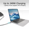 ACT καλώδιο USB4 80Gbps Thunderbolt 5 240W USB Type-C, πιστοποιημένο USB-IF, 1,5 μέτρα