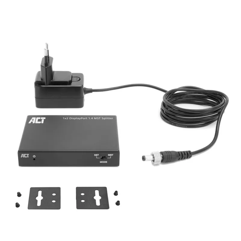 ACT διαχωριστής DisplayPort 1.4 MST 1x2
