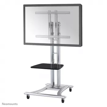 Neomounts PLASMA-M1800E Βάση TV 27-70 ιντσών, ασημί, φορητή βάση δαπέδου, χάλυβας, 50 kg, 68,6 cm (27 ίντσες), 177,8 cm (70 ίντσες)