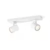 Επιφανειακό φωτιστικό Philips myLiving 5309231P0, GU10 LED 7 W, 2700 K, 255 lm, 2 φώτων, dimmable, λευκό