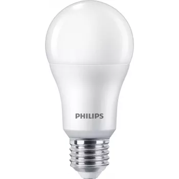 Philips λαμπτήρας LED E27 συσκευασία 3 τεμ., ισοδύναμο 100 W, 4000 K