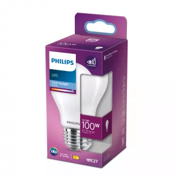 Philips λαμπτήρας LED φωτεινό λευκό ημέρας 6500 K 10,5 W E27 D
