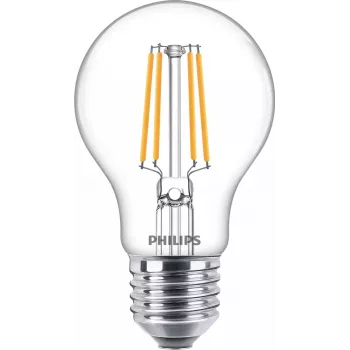 Philips Filament Bulb Clear 40W A60 E27 x3, 4,3 W, 40 W, E27, 470 lm, 15000 h, θερμό λευκό