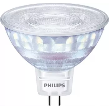 Λαμπτήρας spot Philips MR16 GU5.3 7W (ισοδύναμο 50W), 621 lm, 2200K θερμό λευκό, γωνία δέσμης 36°, CRI 80, 15000 h