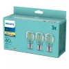 Philips LED-λάμπα θερμό λευκό 2700 K 4,3 W E27 F