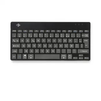 Εργονομικό πληκτρολόγιο R-Go Tools R-Go Compact Break, συμπαγές πληκτρολόγιο με λογισμικό διαλειμμάτων, AZERTY (FR), Bluetooth, μαύρο