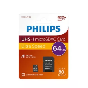 Philips FM64MP45B/00 κάρτα μνήμης 64 GB MicroSDXC UHS-I Class 10
