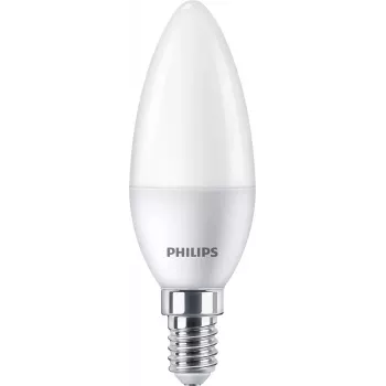 Philips LED κερίλαμπα E14 συσκευασία 4 τεμ., αντίστοιχη 40 W, 2700 K