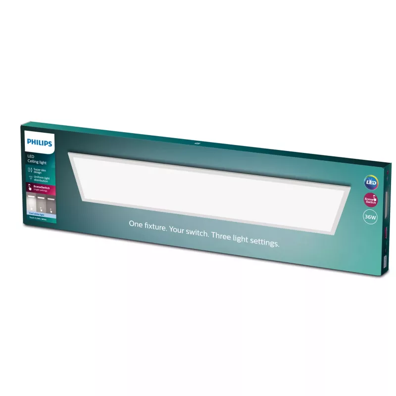 Φωτιστικό οροφής Philips Functional Panel 36 W LED ορθογώνιο 300×1200×42 mm, λευκό