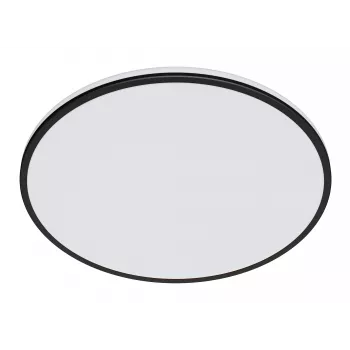 Φωτιστικό οροφής Signify Philips Functional Ozziet, LED 22 W, στρογγυλό 400 mm, μαύρο, μη αντικαταστάσιμοι λαμπτήρες
