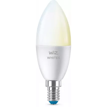 WiZ Candle 40 W C37 E14 2 τεμ., έξυπνος λαμπτήρας, Wi-Fi/Bluetooth, Λευκό, Wi-Fi 4 (802.11n), 802.11b, 802.11g, LED, E14