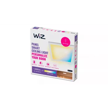 Έξυπνο φωτιστικό οροφής Signify WiZ Panel Ceiling 12 W Τετράγωνο, 12 W, Wi‑Fi, 300×300×42 mm, λευκό