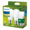 Philips Filament Λαμπτήρας Θαμπός 60W A60 E27 4W Θερμό Λευκό 840lm