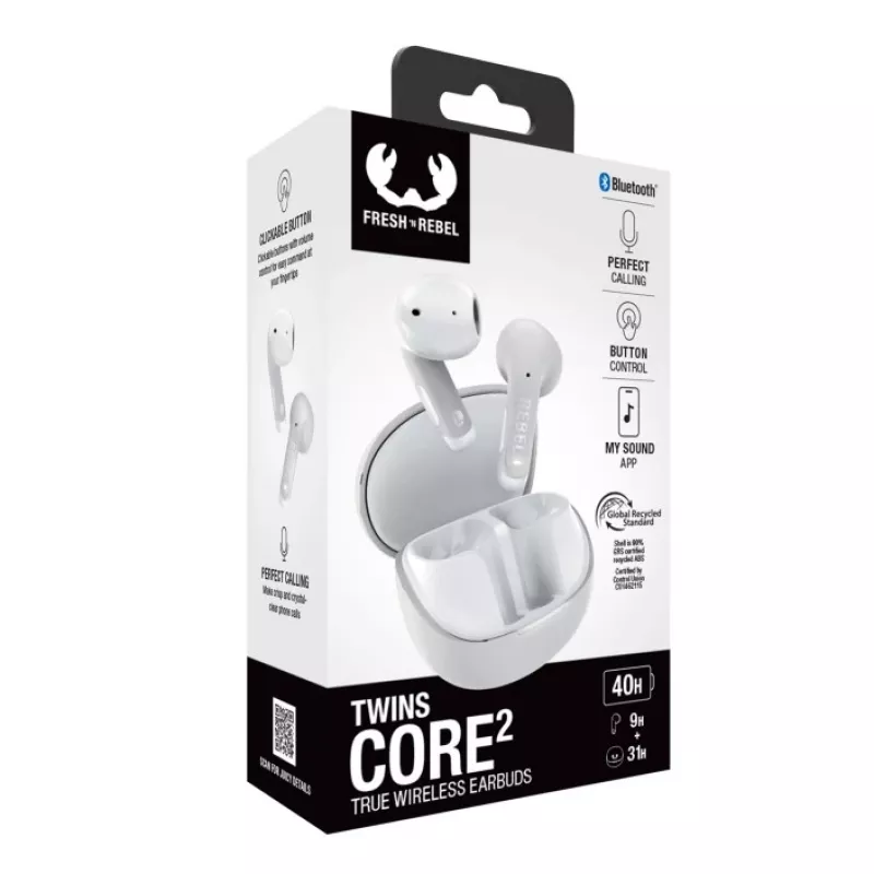Hama Twins Core 2 Headset True Wireless Stereo (TWS) Ενδοωτικά Τηλεφωνία/Μουσική USB Type-C Bluetooth Γκρι