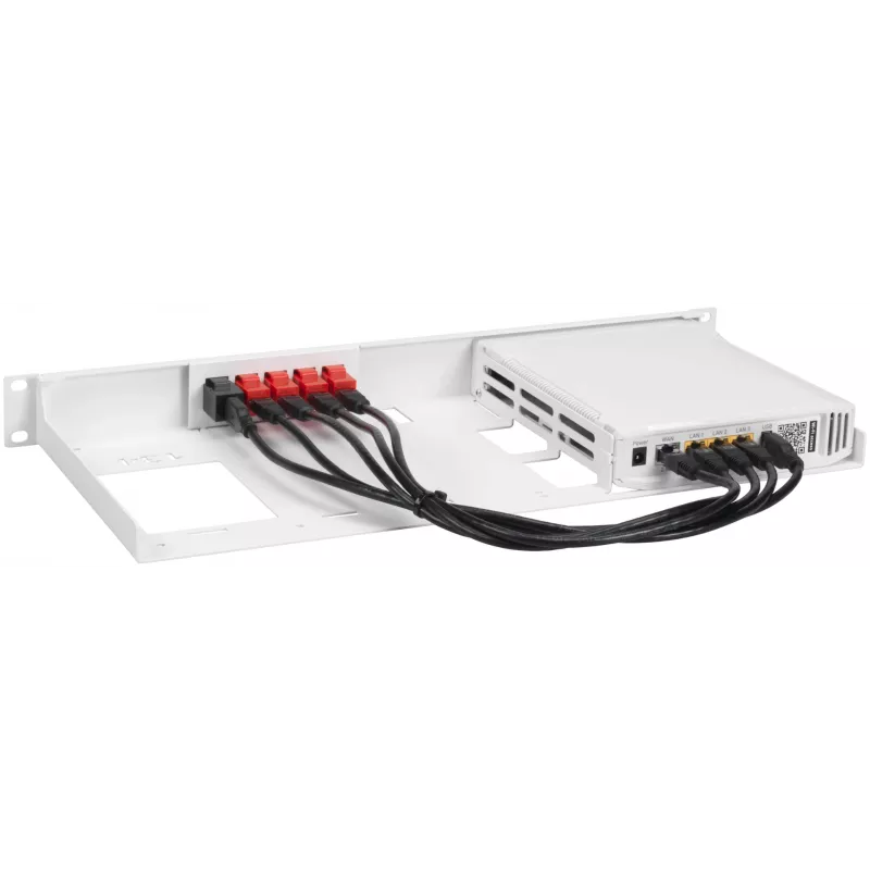Kit στήριξης Rackmount.IT RM-FB-T4 1U Λευκό 48,3 cm